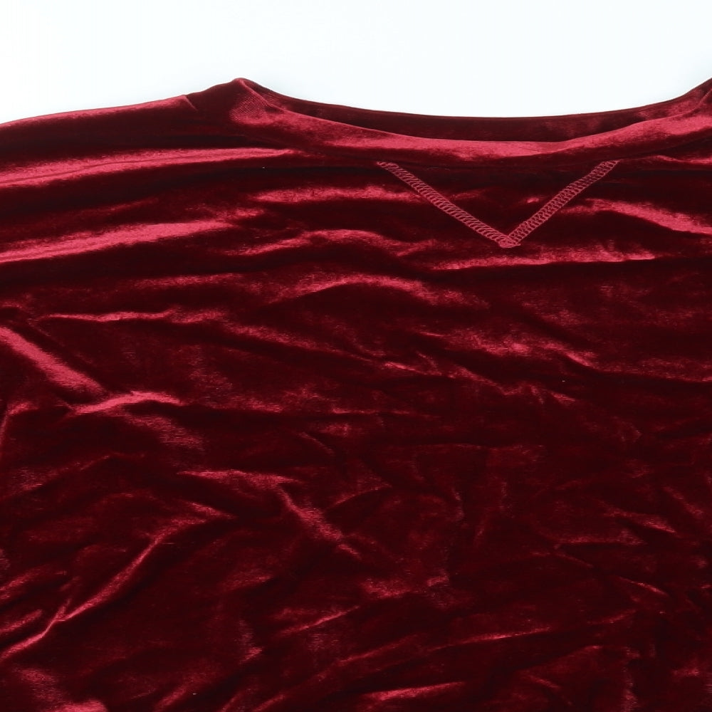 BIKBOK Womens Red   Basic Blouse Size M