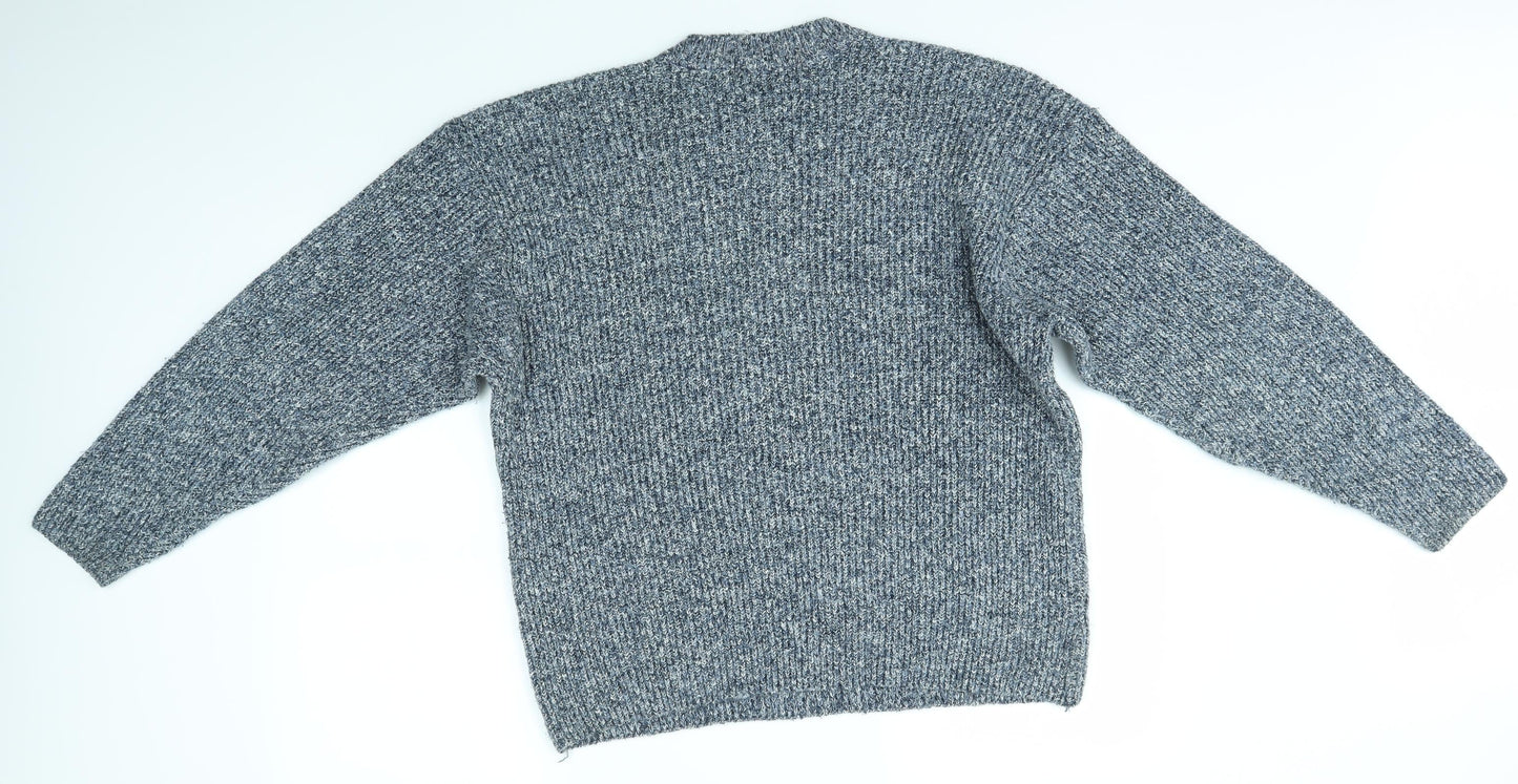 M&S Womens Blue   Pullover Jumper Size S