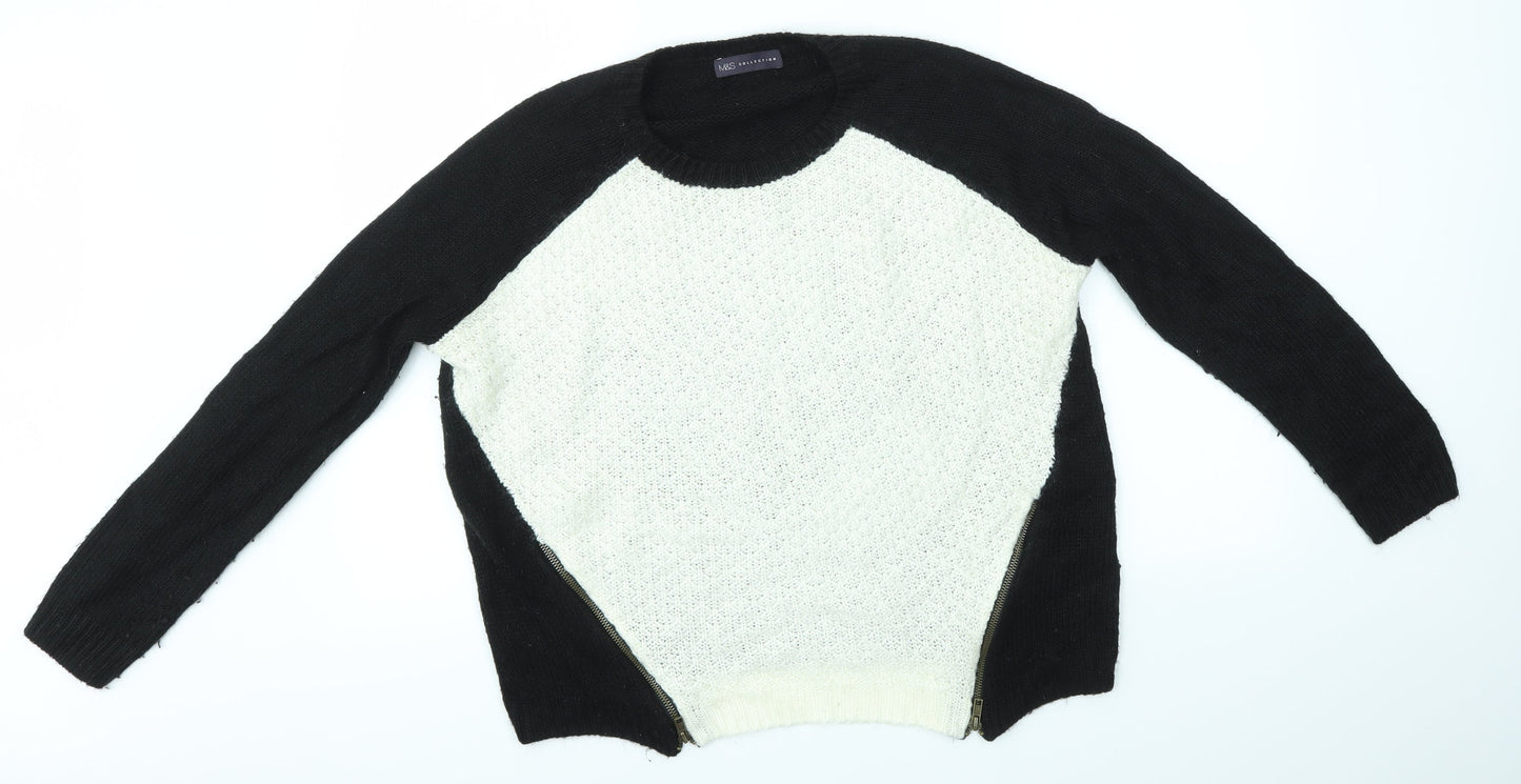 M&S Womens Multicoloured   Pullover Jumper Size 16