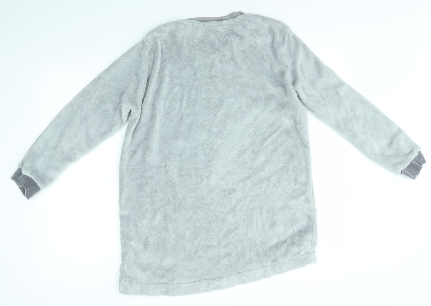 Avenue Womens Grey Solid  Top Pyjama Top Size M