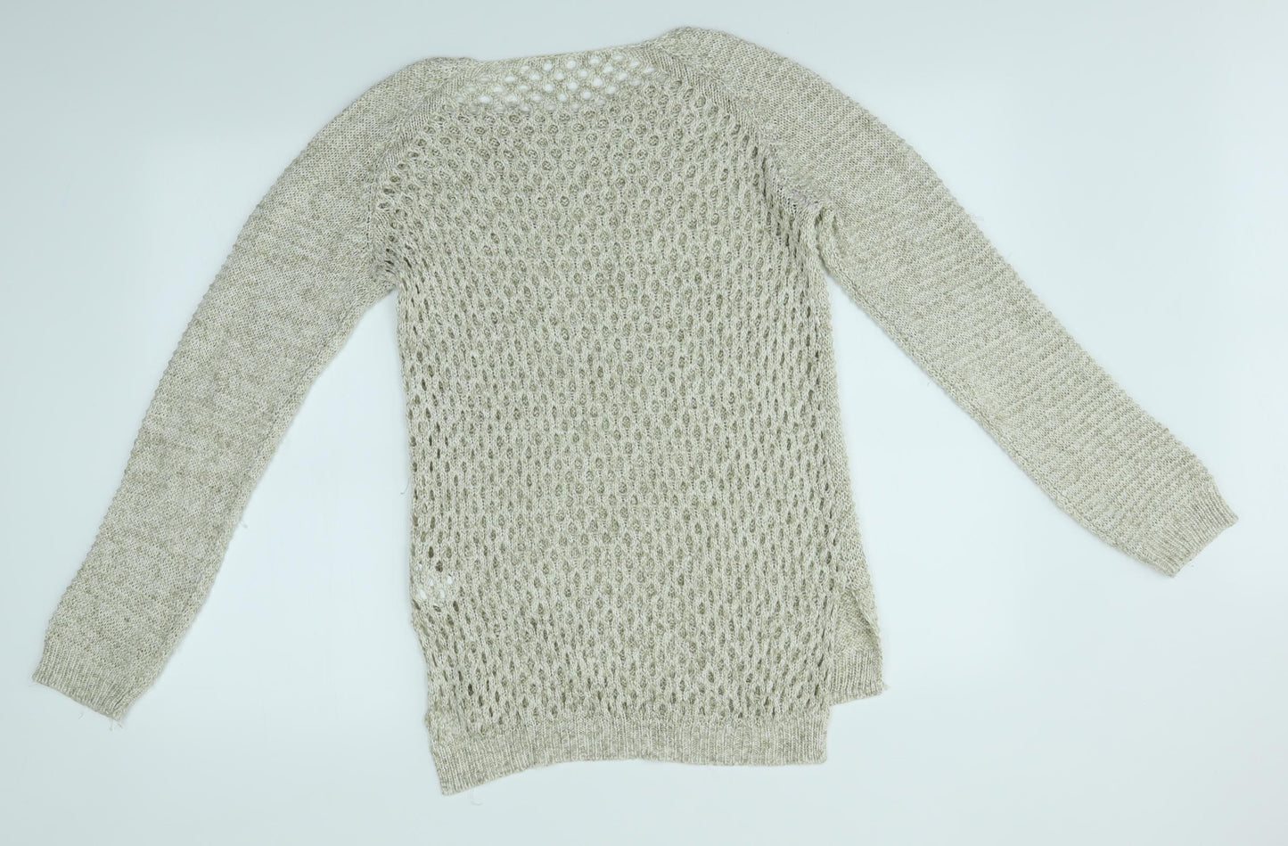 H&M Womens Brown  Knit Pullover Jumper Size L