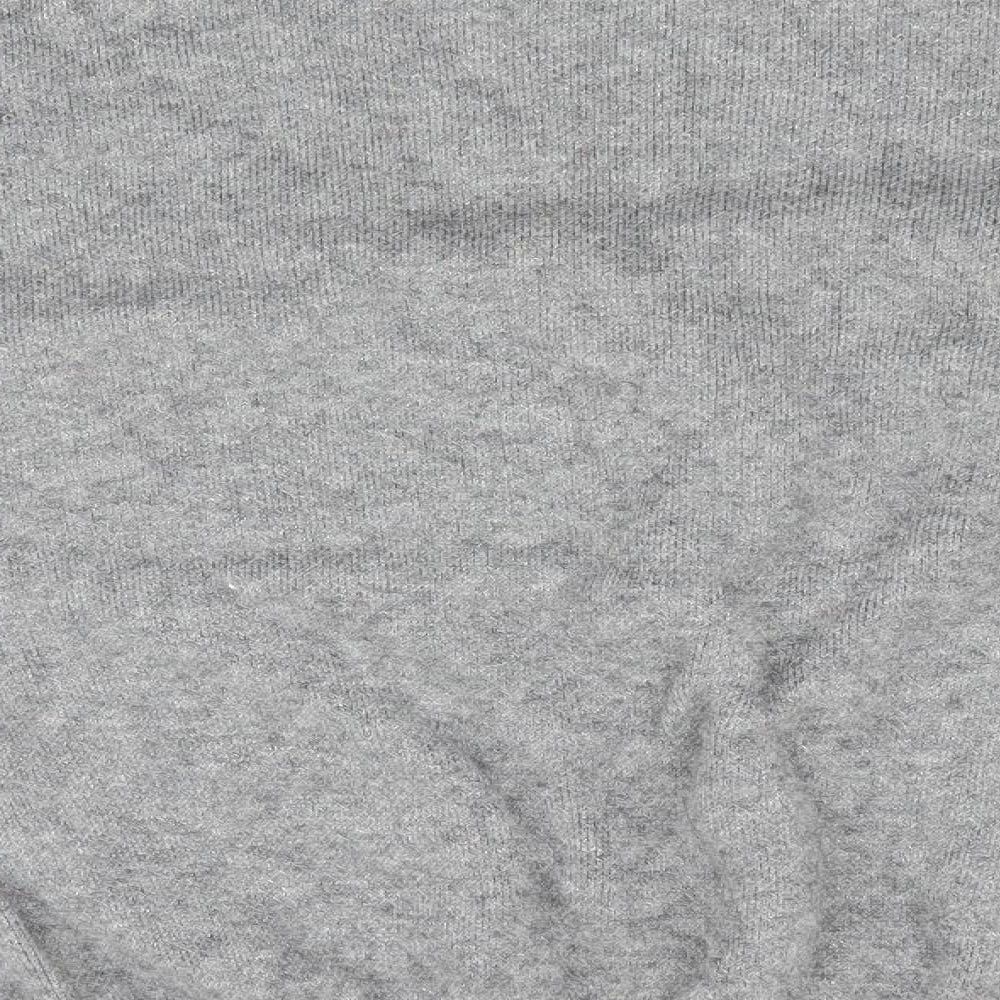 Studio Womens Grey   Pullover Jumper   - Lace Detail