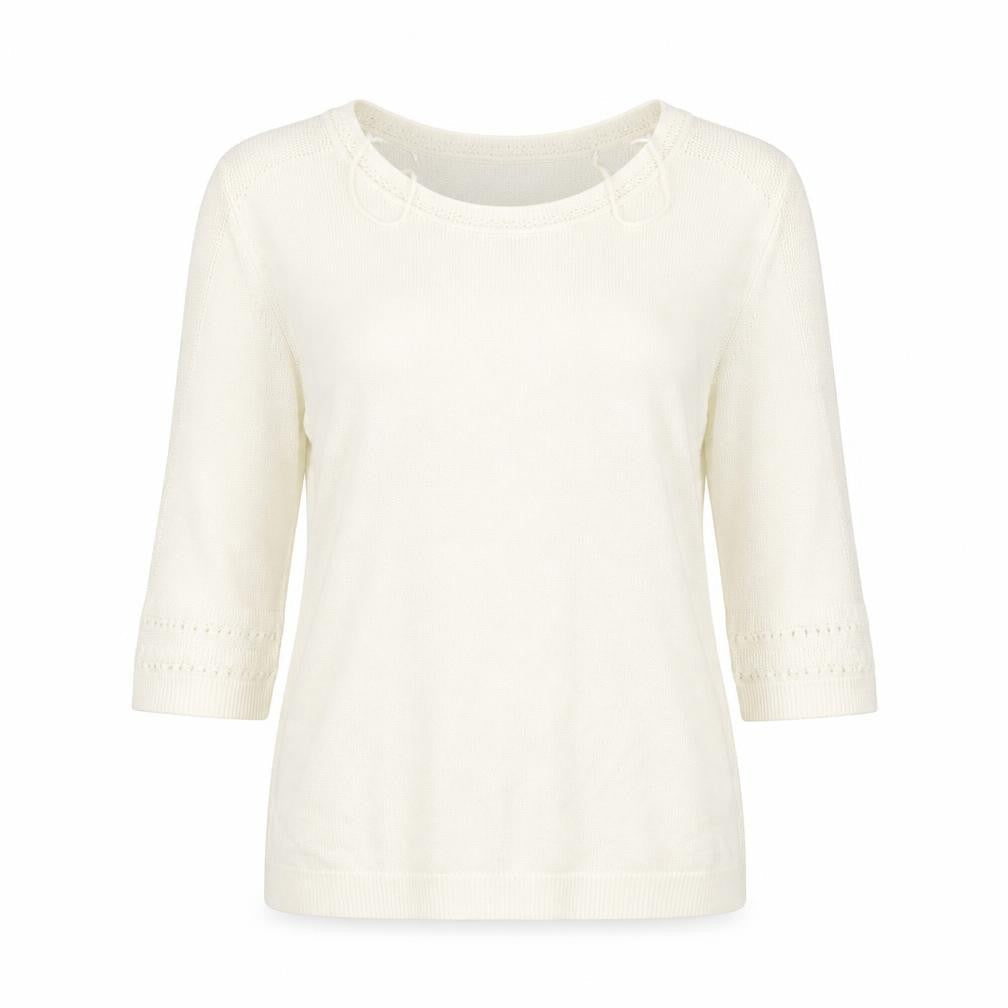M&S Womens Ivory   Pullover Jumper Size 12