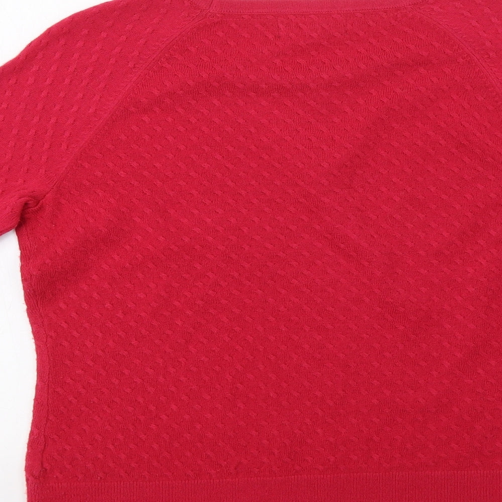 Per Una Womens Pink   Pullover Jumper Size 12