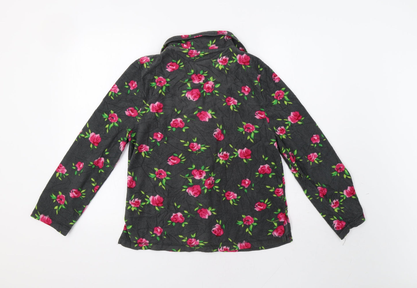 Preworn Womens Grey Floral  Top Pyjama Top Size M