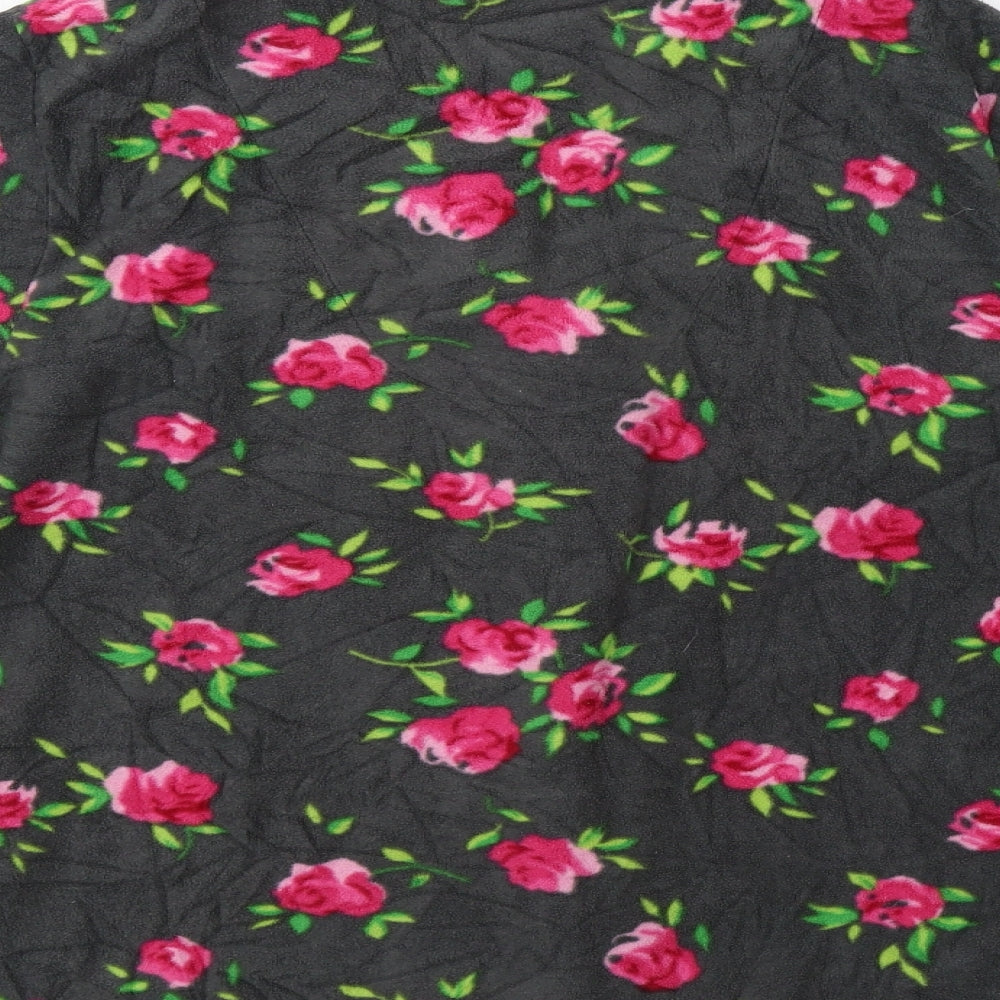Preworn Womens Grey Floral  Top Pyjama Top Size M