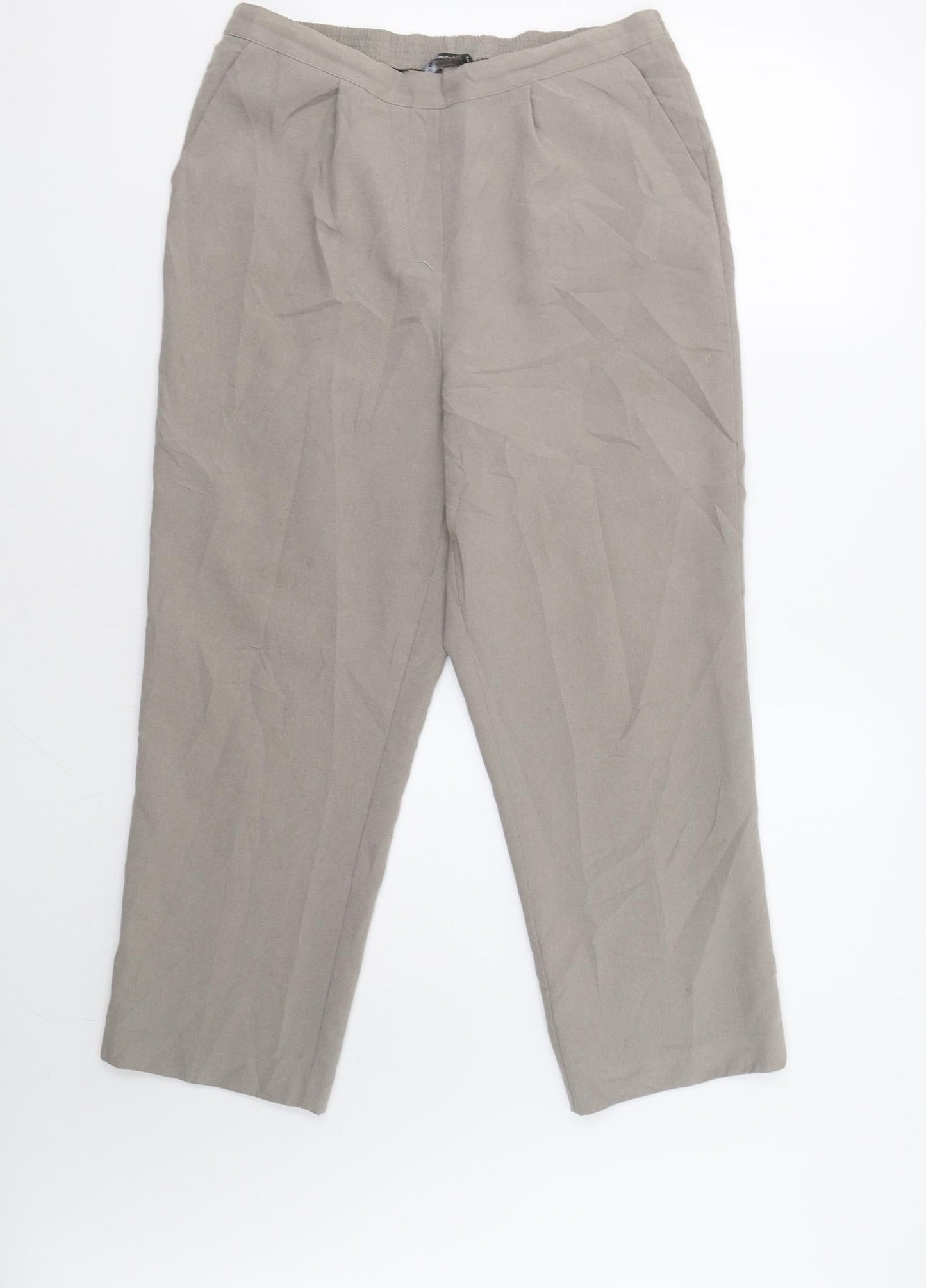 Bonmarch Womens Grey   Trousers  Size 14 L26 in