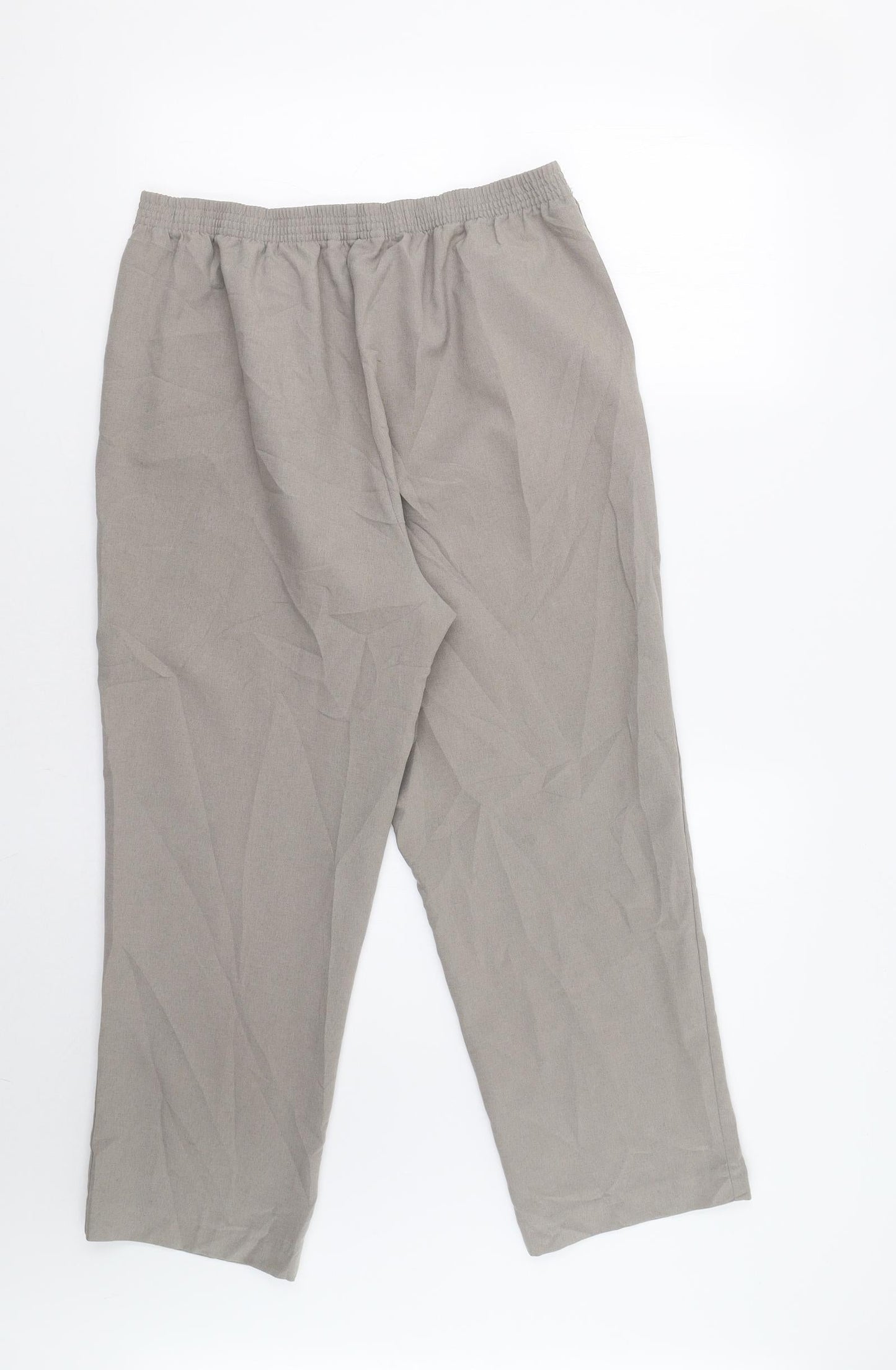 Bonmarch Womens Grey   Trousers  Size 14 L26 in