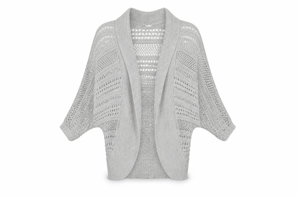New Look Womens Grey   Cardigan Jumper Size M