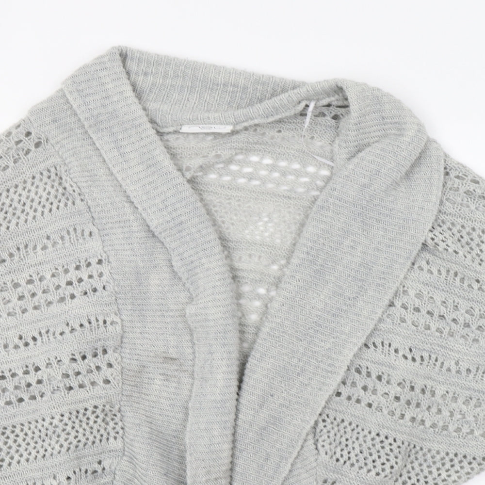 New Look Womens Grey   Cardigan Jumper Size M