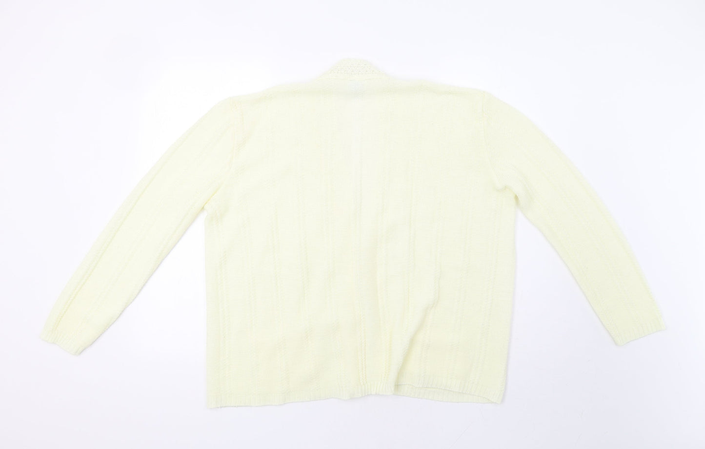 Preworn Womens Ivory   Cardigan Jumper Size L