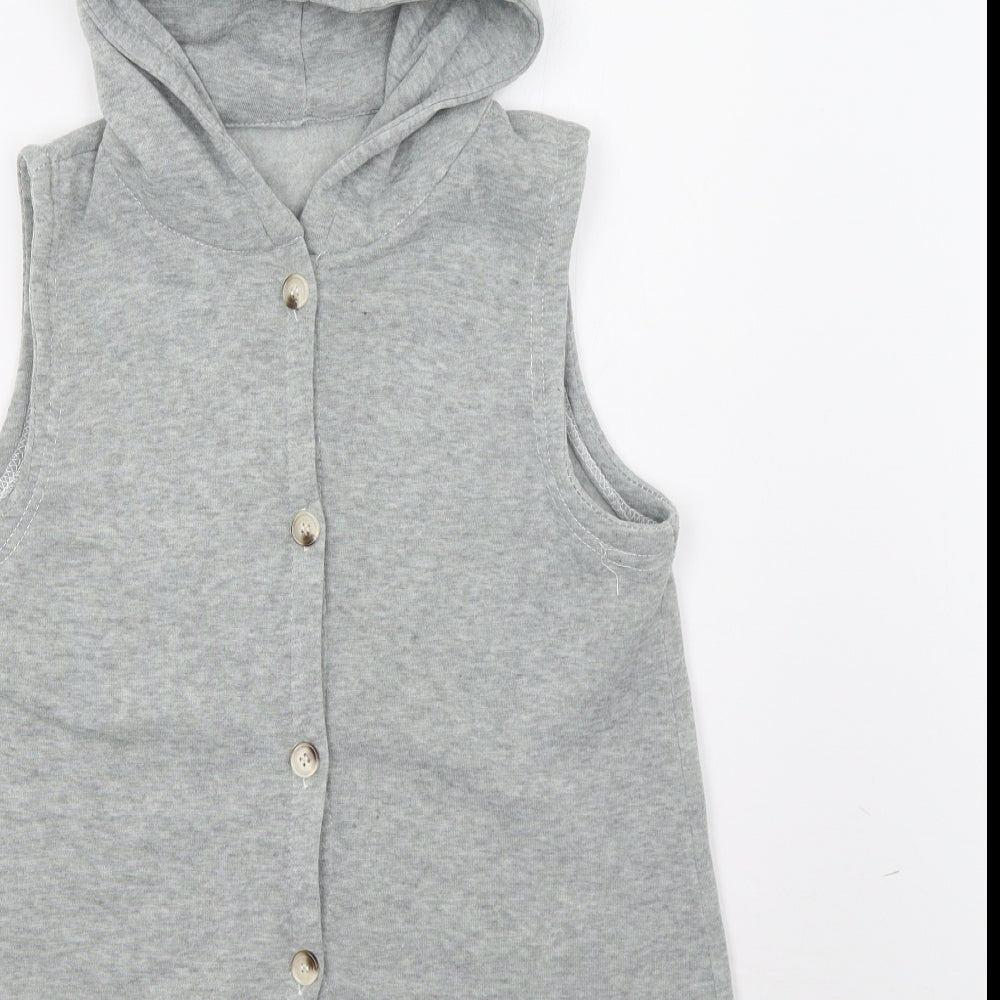Preworn Womens Grey   Vest Jumper Size M