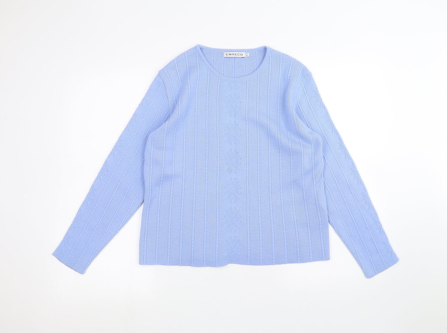 Emreco Womens Blue   Pullover Jumper Size 12