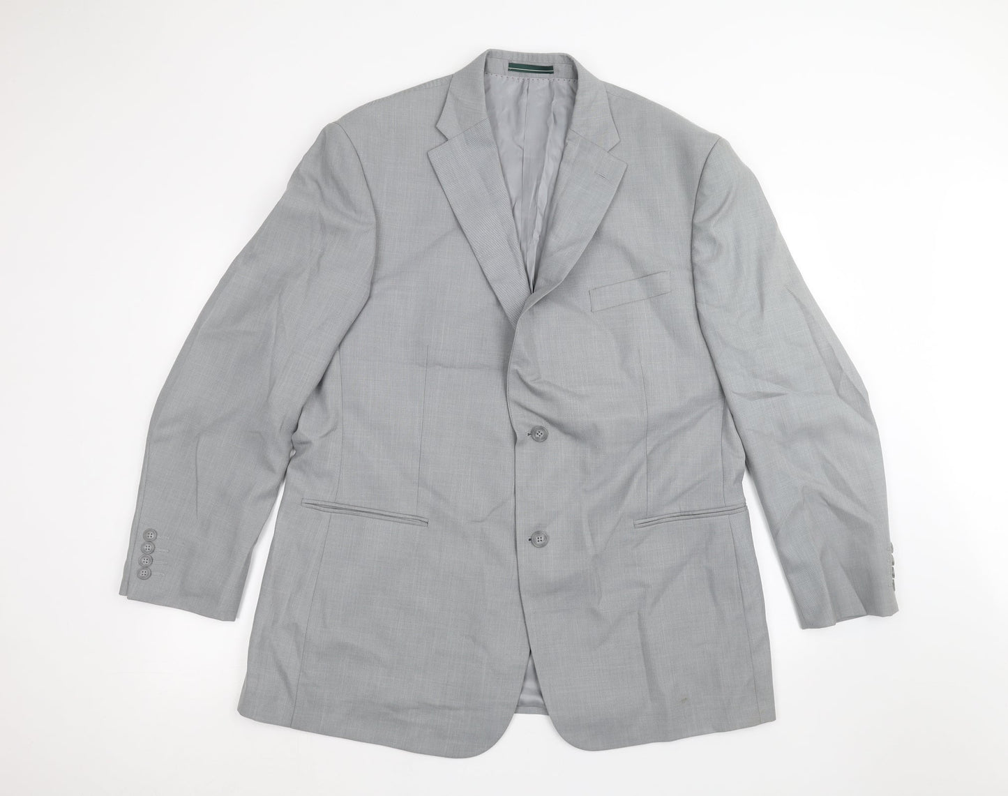 GREENWOODS Mens Grey   Jacket Suit Jacket Size 46
