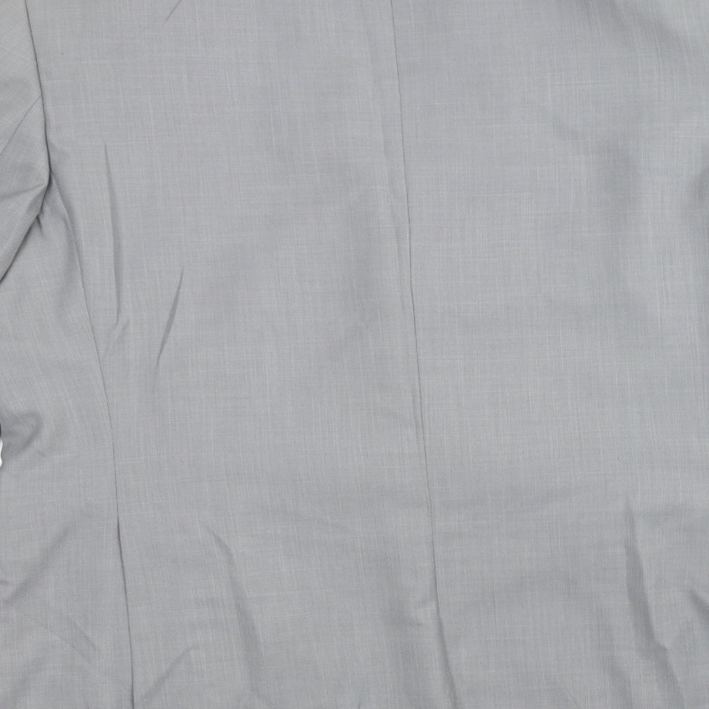 GREENWOODS Mens Grey   Jacket Suit Jacket Size 46