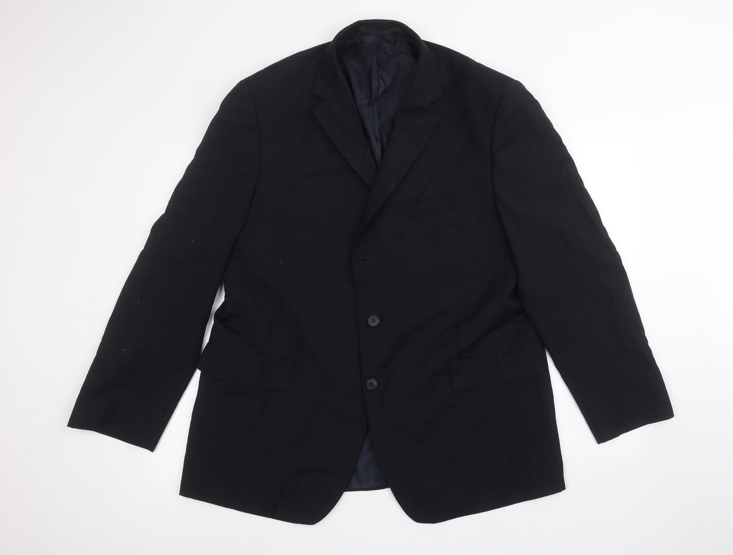 Marks and Spencer Mens Blue   Jacket Suit Jacket Size 44