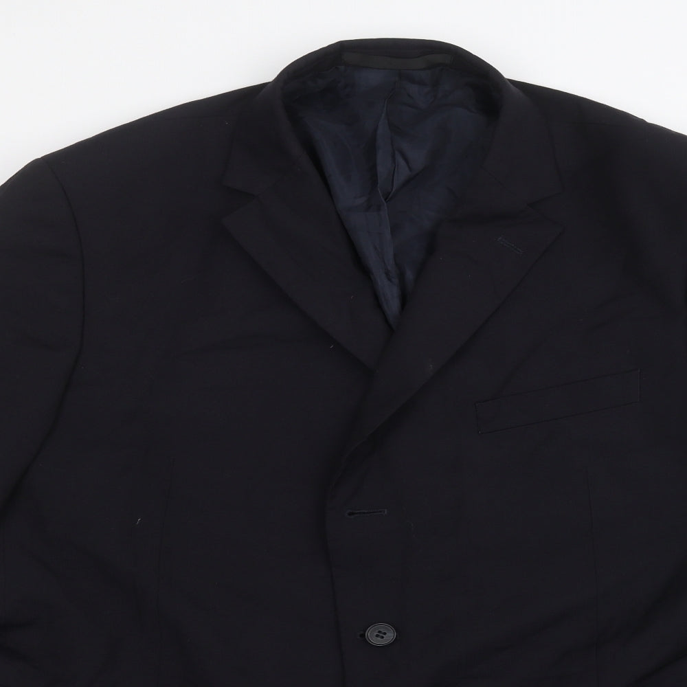 Marks and Spencer Mens Blue   Jacket Suit Jacket Size 44