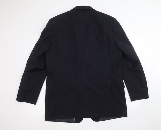 vincent pelle Mens Blue   Jacket Suit Jacket Size 44