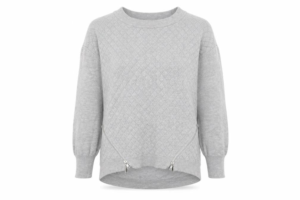Mandi Womens Grey   Pullover Jumper Size 8