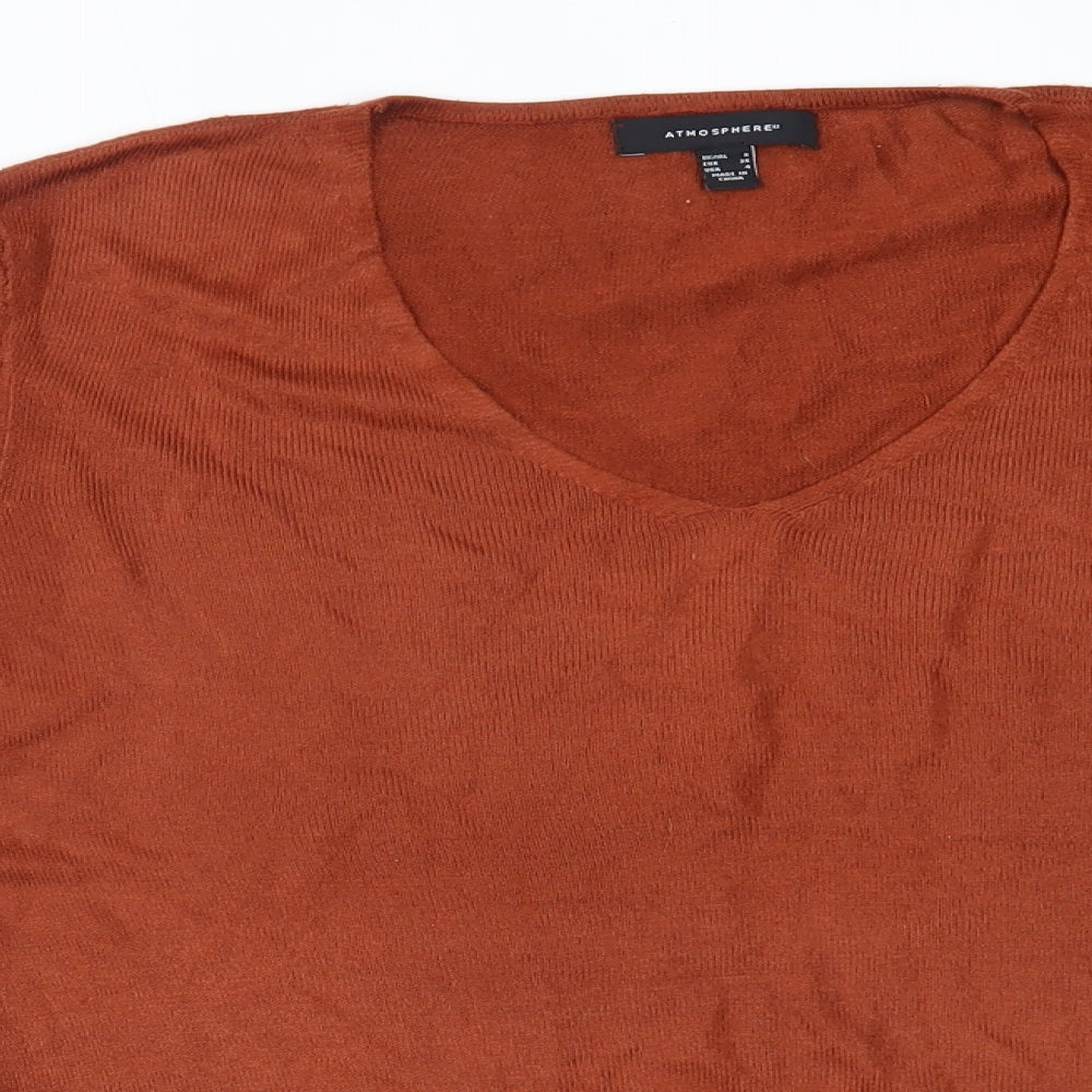 Atmosphere Womens Brown   Pullover Jumper Size 8
