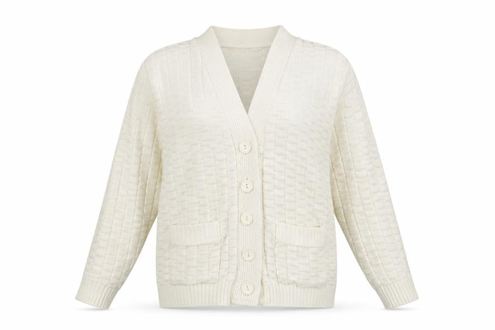 St Catherine Womens Ivory   Cardigan Jumper Size L