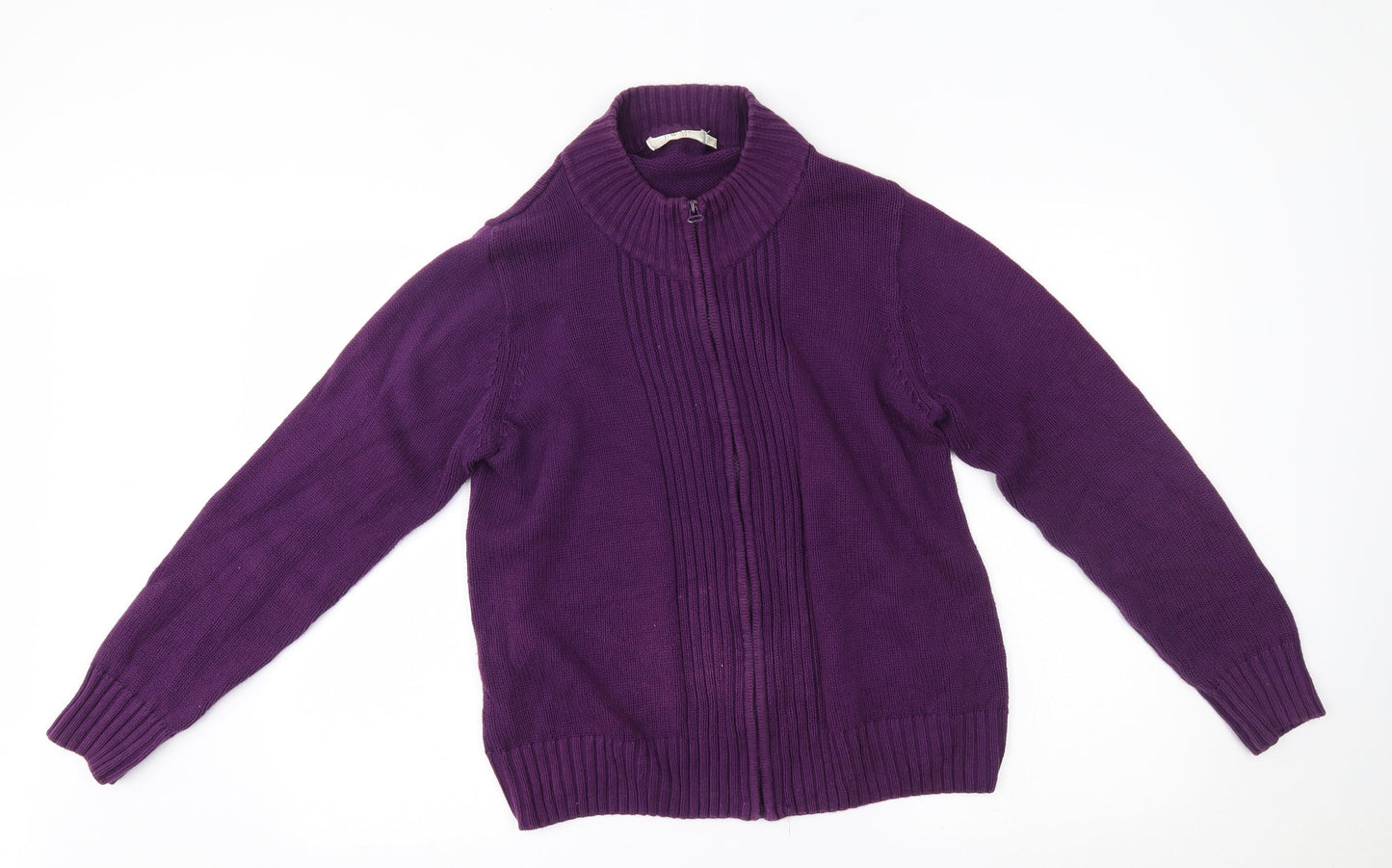 EWM Womens Purple   Full Zip Jumper Size M