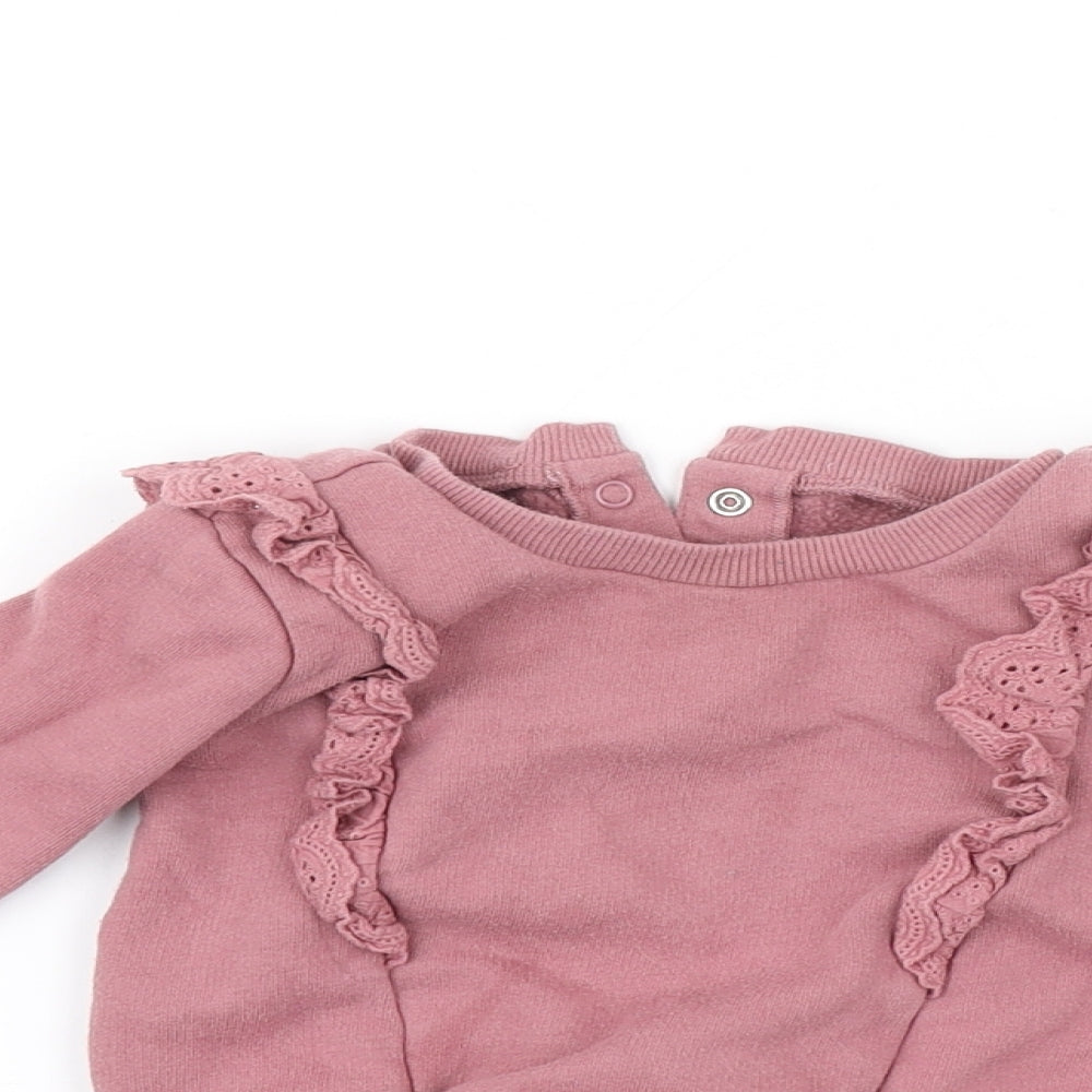 George Baby Pink   Pullover Jumper Size 9-12 Months