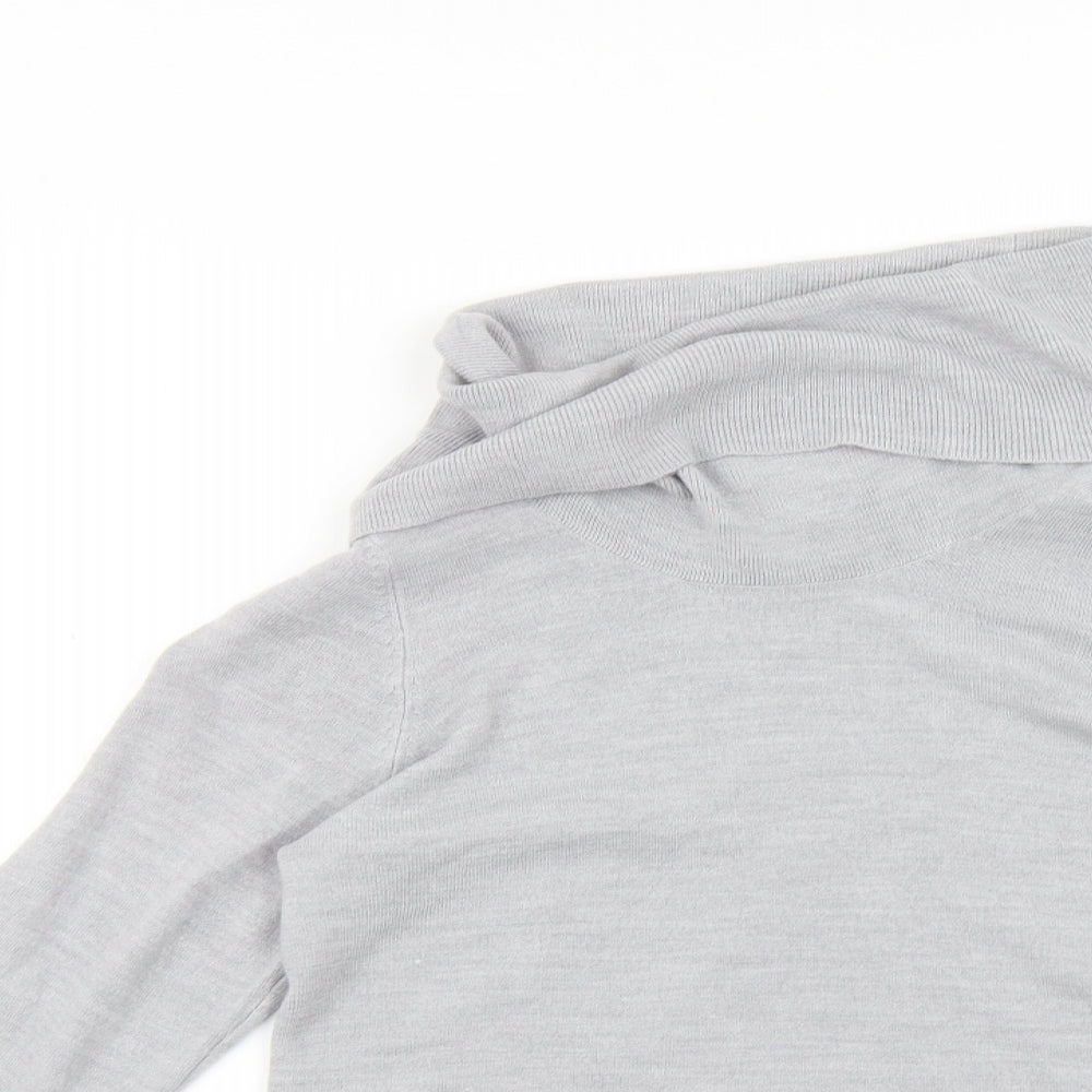 Marks and Spencer Womens Grey   Pullover Jumper Size 8