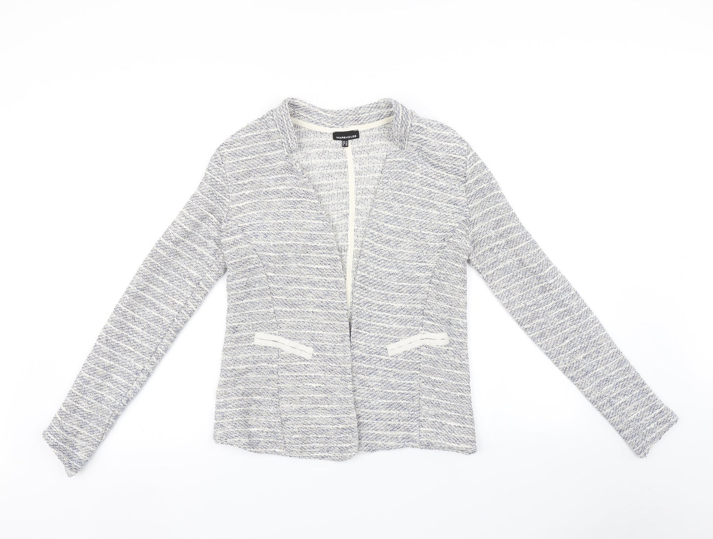 Warehoise Womens Silver   Cardigan Jumper Size 12