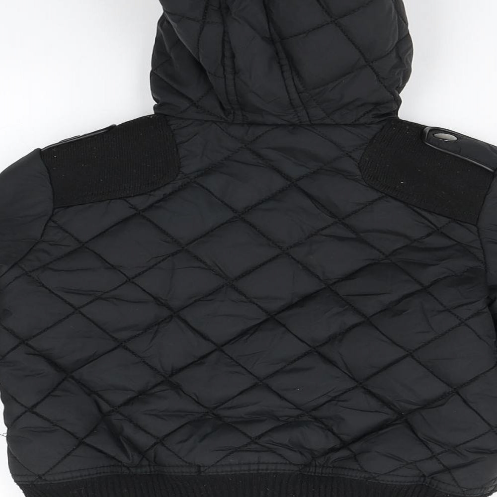 Matalan Boys Black   Basic Coat Coat Size 3 Years