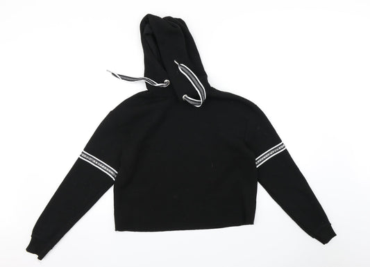 Primark Womens Black   Pullover Hoodie Size 2XS