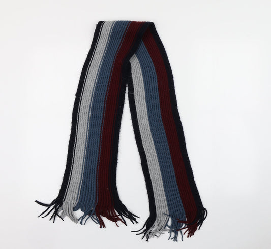 Preworn Mens Multicoloured Striped  Scarf  One Size