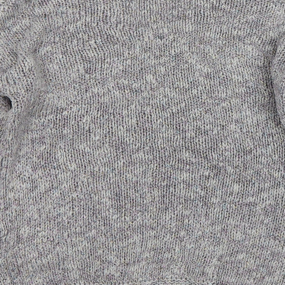 M&S Womens Grey   Pullover Jumper Size 8