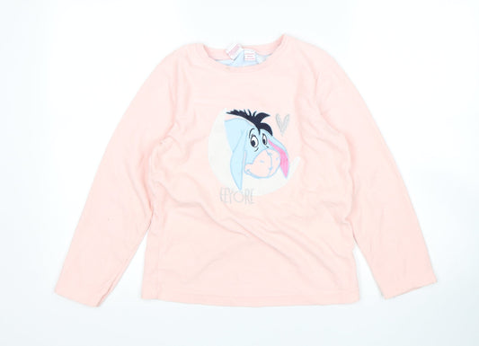 Y.D Girls Pink   Top Pyjama Top Size 9-10 Years  - Eeyore