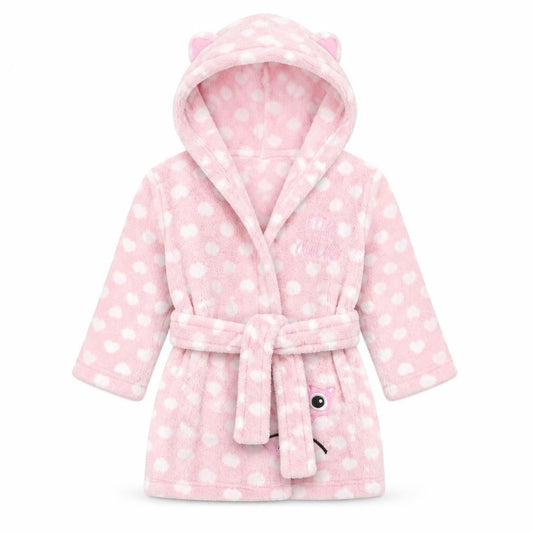 Peacocks Girls Pink Polka Dot   Gown Size 6-9 Months
