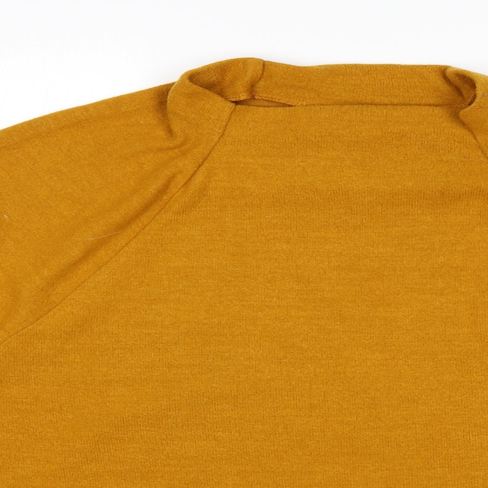 H&M Womens Yellow   Pullover Jumper Size L
