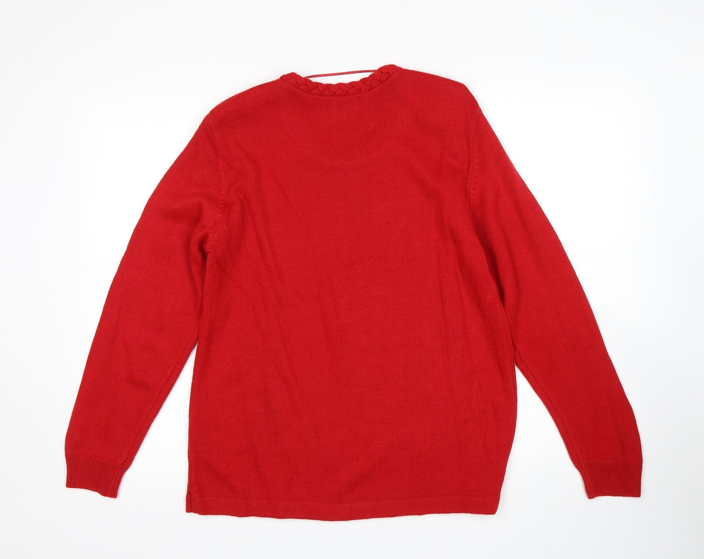 Roman Womens Red   Pullover Jumper Size S