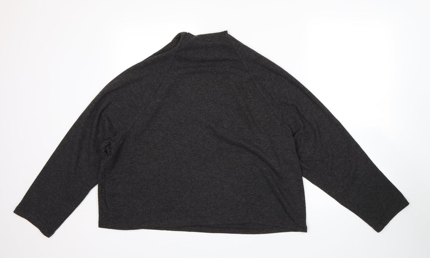 H&M Womens Grey   Pullover Jumper Size L