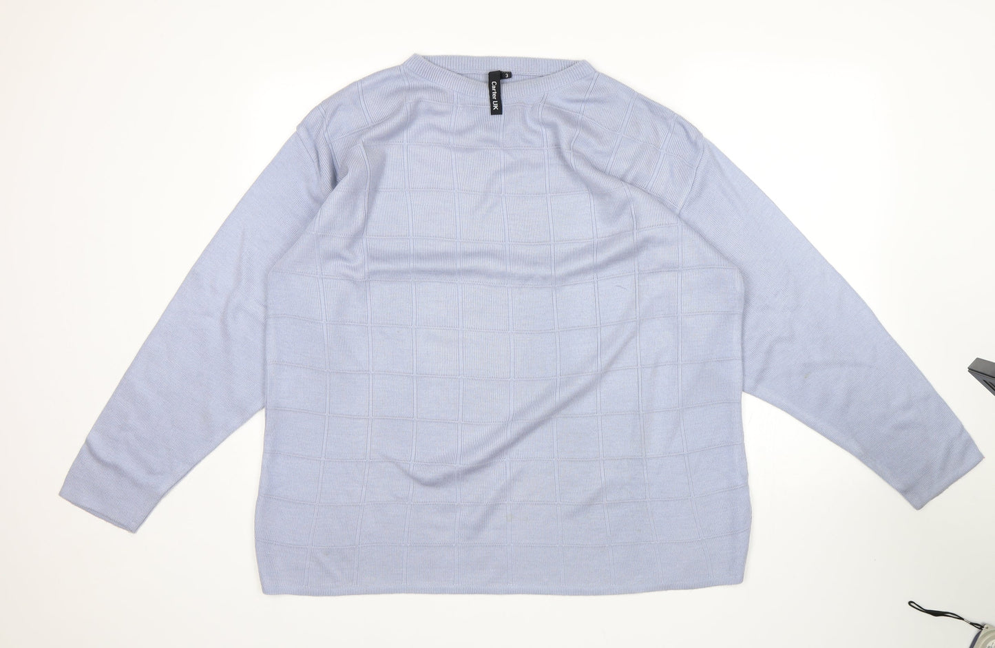 Carter Mens Blue   Pullover Jumper Size M