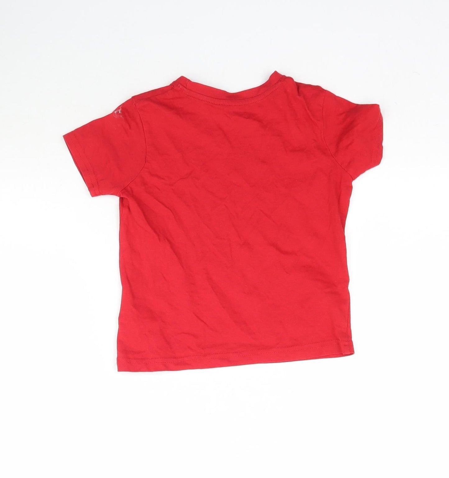 Primark Boys Red   Basic T-Shirt Size 4-5 Years  - Must have wifi