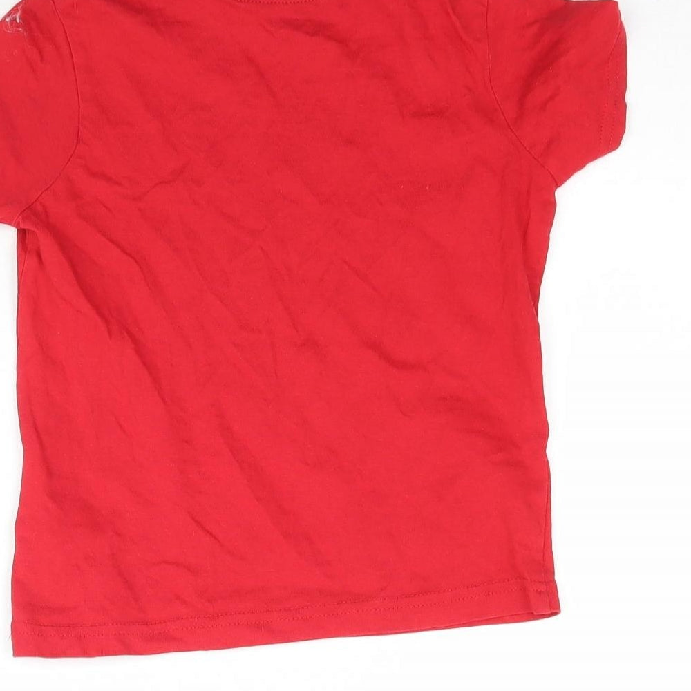 Primark Boys Red   Basic T-Shirt Size 4-5 Years  - Must have wifi