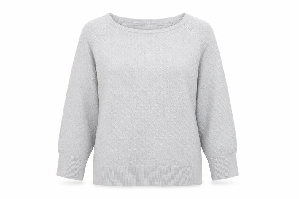 Marks and Spencer Womens Grey  Knit Pullover Jumper Size 14