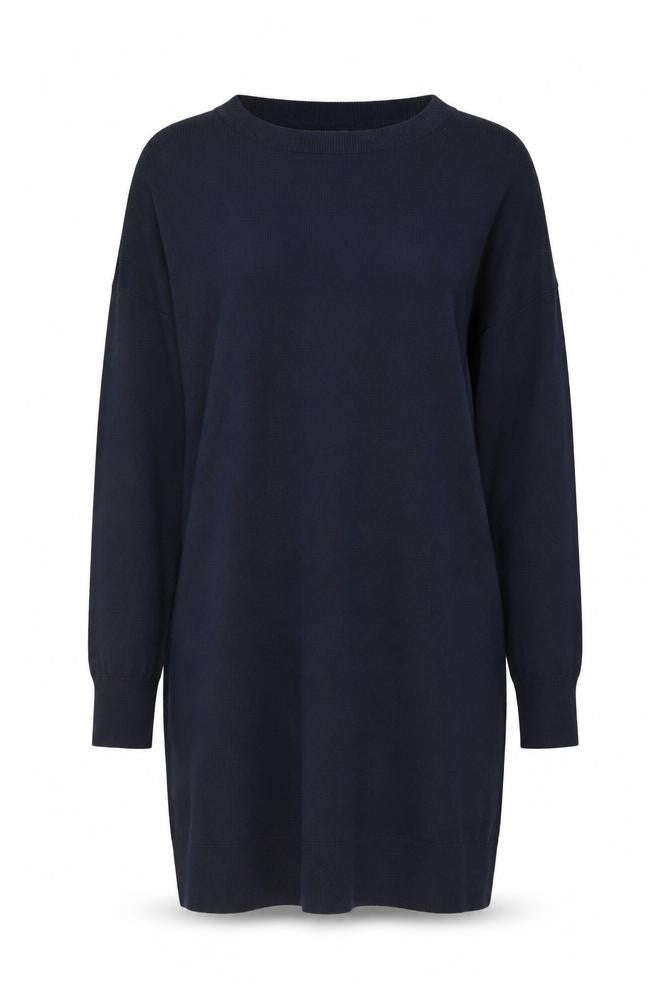 H&M Womens Blue  Knit Pullover Jumper Size M  - slit sides