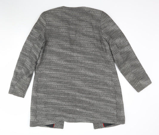 Dalia Womens Grey   Jacket Blazer Size L