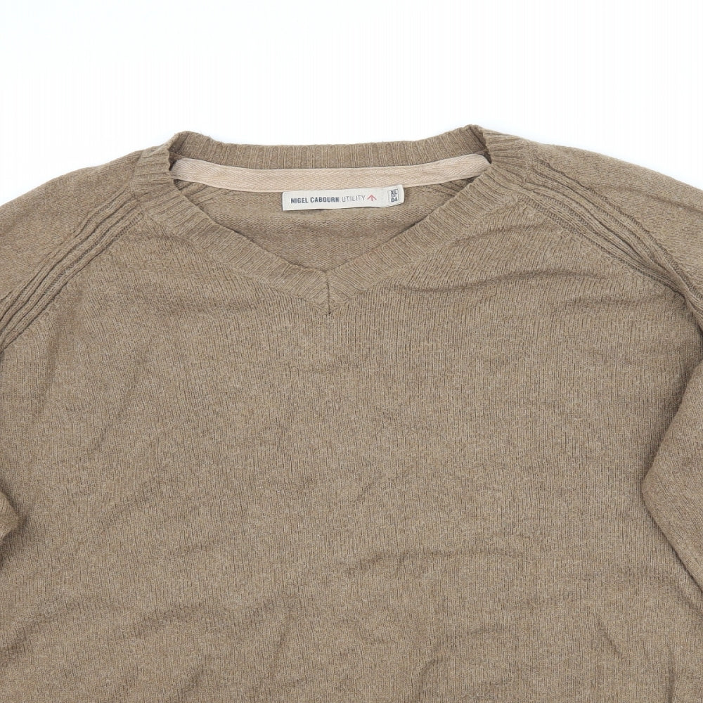 Debenhams Womens Beige  Knit Pullover Jumper Size XL