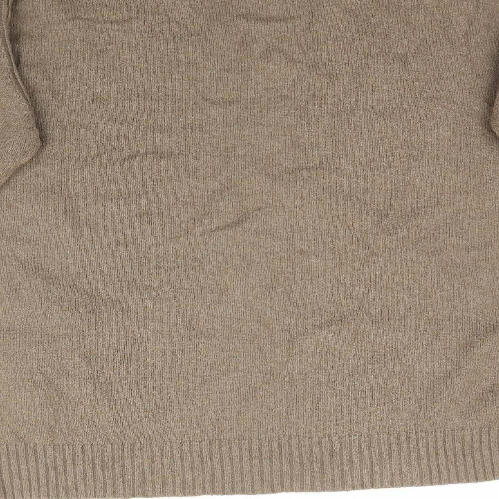 Debenhams Womens Beige  Knit Pullover Jumper Size XL