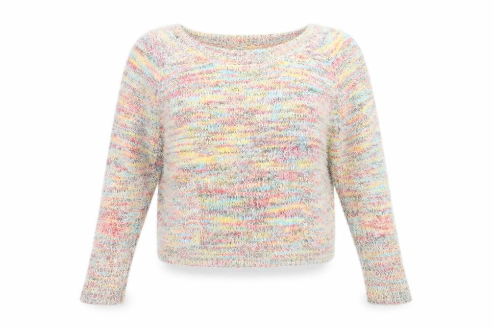 QED London Womens Multicoloured Striped  Pullover Jumper Size S