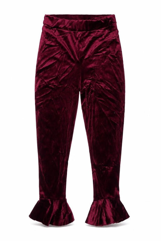 Boohoo Womens Purple   Trousers  Size 6 L22 in