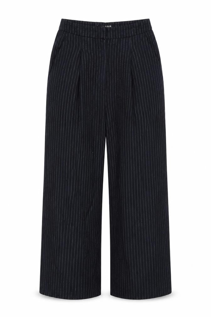 Atmosphere Womens Blue Striped  Trousers  Size 10 L20 in