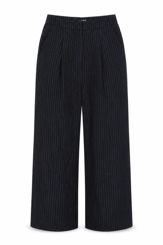 Atmosphere Womens Blue Striped  Trousers  Size 10 L20 in